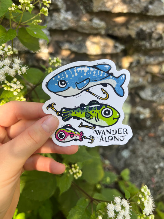 Fishing Lure Sticker