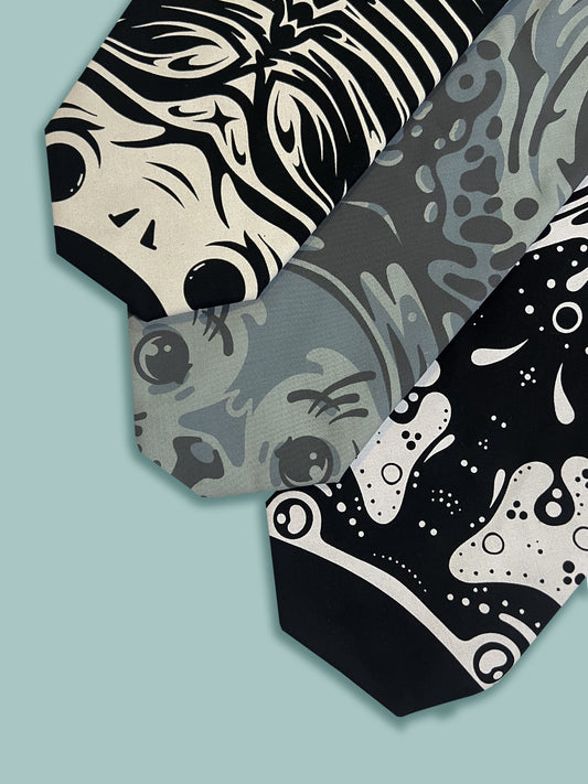 Grayscale Bandana Set