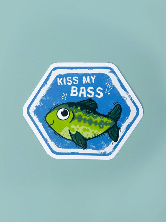 Kiss my Bass Sticker