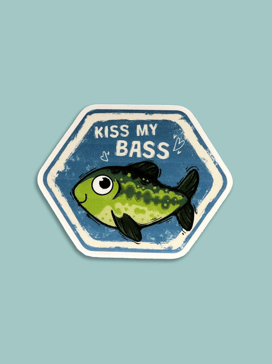 Kiss my Bass Sticker