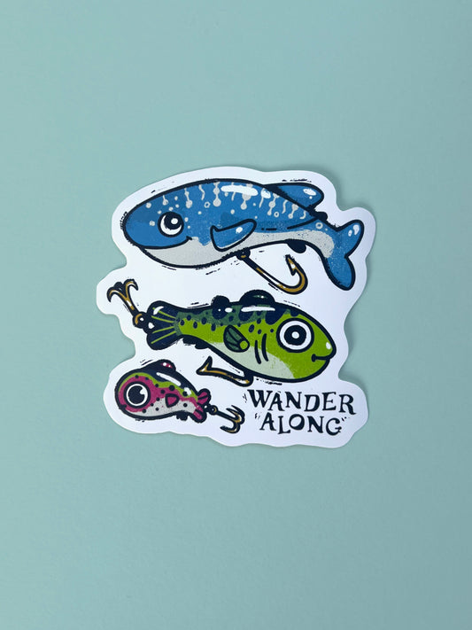 Fishing Lure Sticker